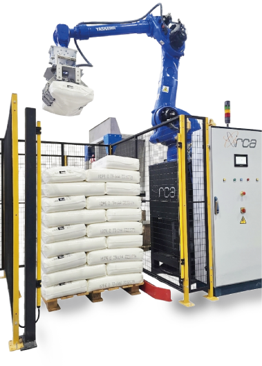 Robot de Apertura y Descarga de sacos