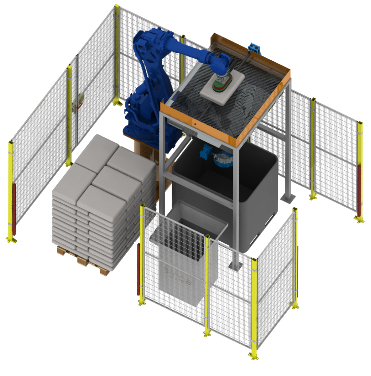 Robot de Apertura de sacos